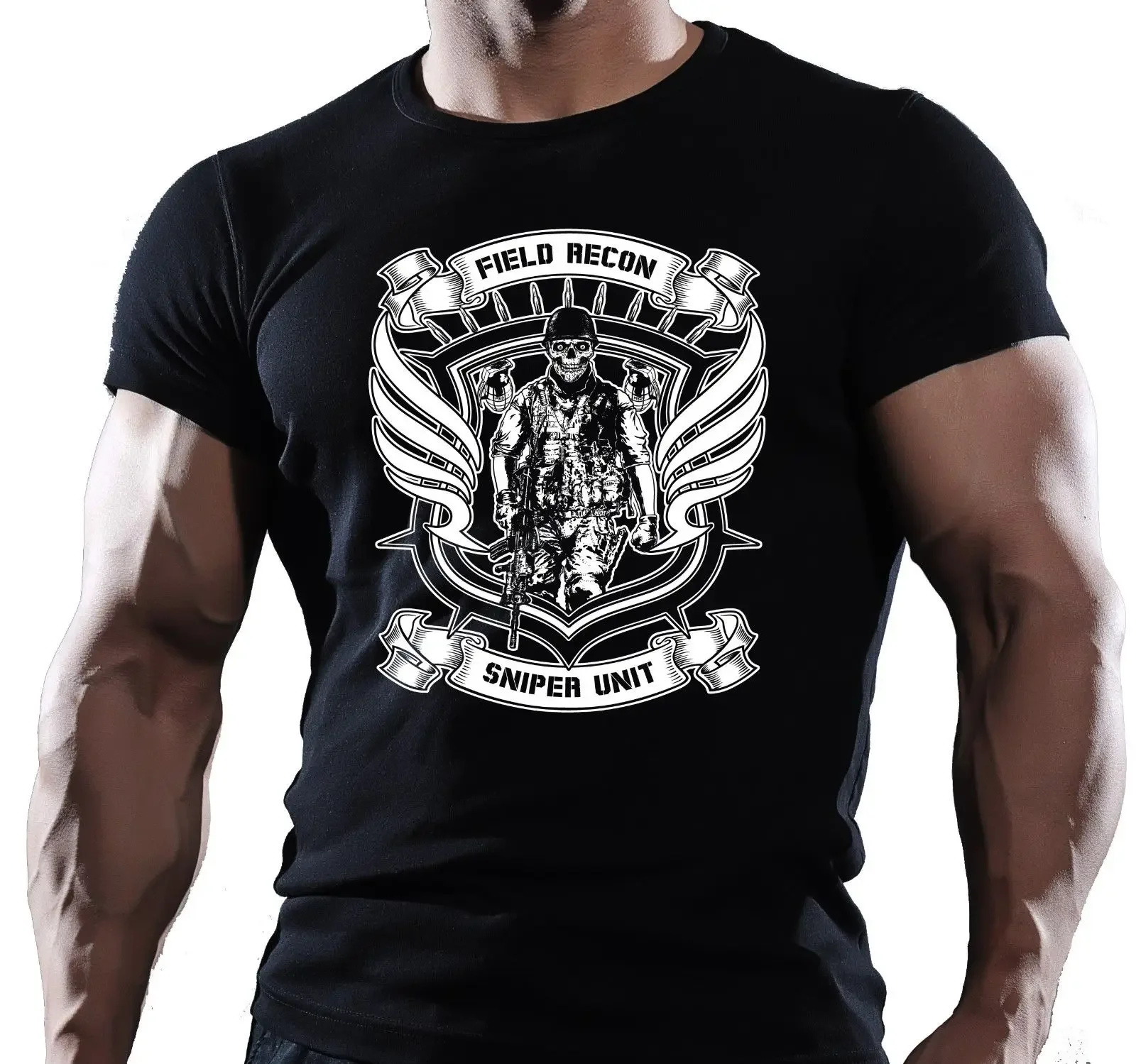 Field Recon Airsoft Paintball Military Army Sniper Unit T-Shirt 100% Cotton O-Neck Short Sleeve Casual Mens T-shirt Size S-3XL
Field Recon Airsoft Paintball Military Army Sniper Unit T-Shirt 100% Cotton O-Neck Short Sleeve Casual Mens T-shirt Size S-3XL