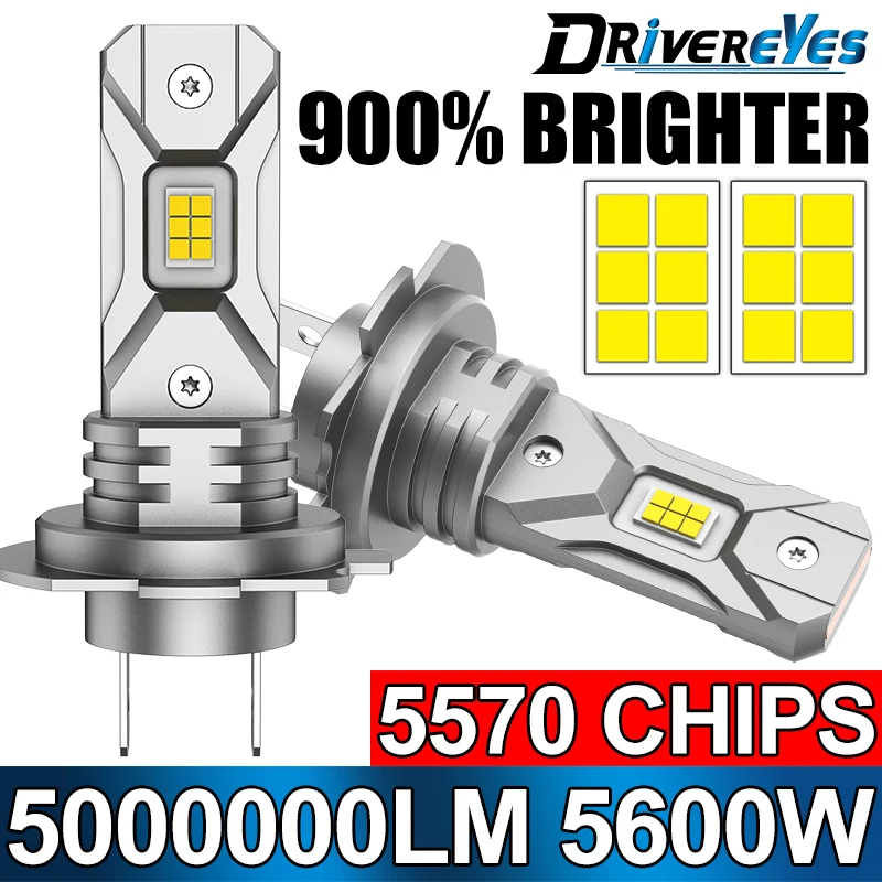 2Pcs Turbo H7 Led Canbus Light 5570 CSP 1:1 Mini Size Car Headlight Super Bright Wireless H7 Diode Bulb 12V White 6000K Lamp 12V
2Pcs Turbo H7 Led Canbus Light 5570 CSP 1:1 Mini Size Car Headlight Super Bright Wireless H7 Diode Bulb 12V White 6000K Lamp 12V