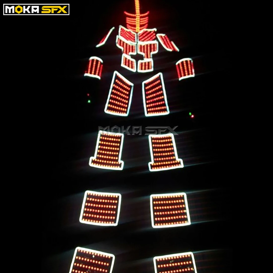 MOKA LED Robot Suit DJ Lighting Equipment Light Up Coths Color Changed LED Robot Dance Remote Control for Bar Disco Decoration
MOKA LED Robot Suit DJ Lighting Equipment Light Up Coths Color Changed LED Robot Dance Remote Control for Bar Disco Decoration