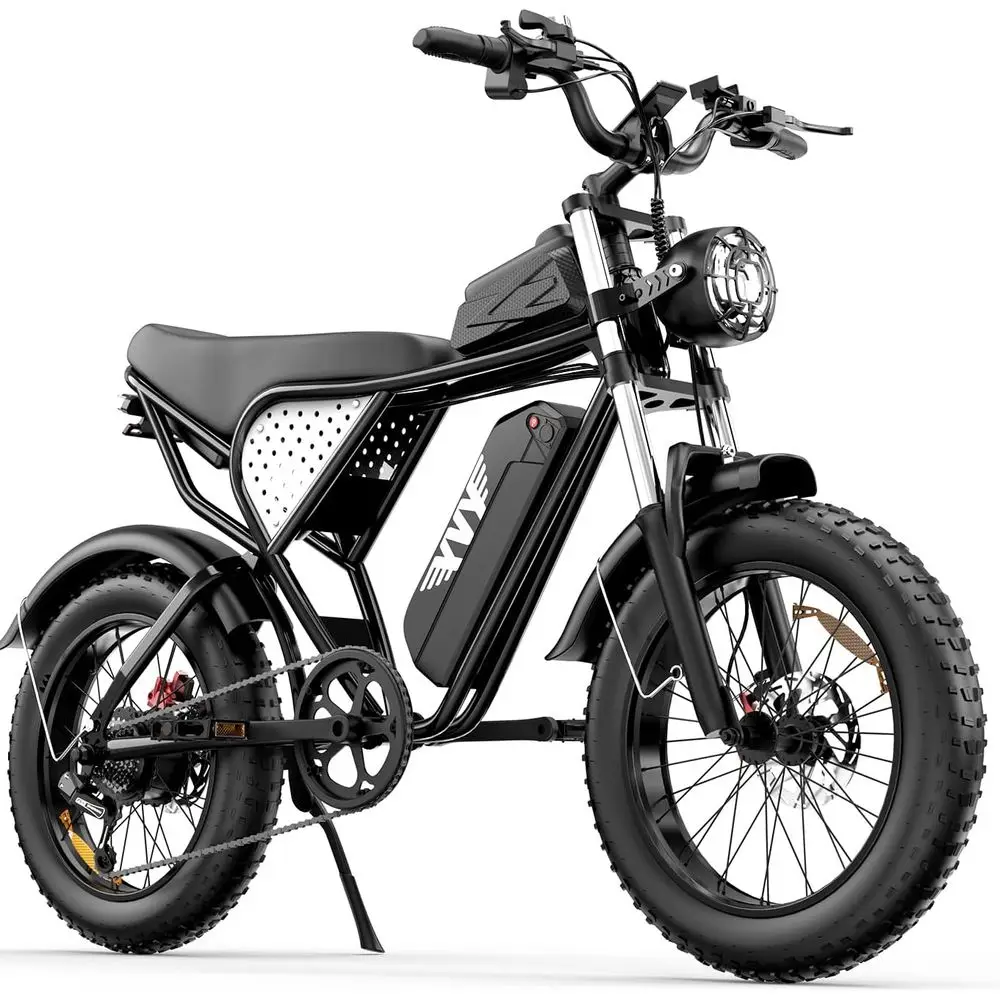 High-Power Electric Bike: 30-38MPH, 48V 15.6-40AH Battery, 30-180 Miles, UL Certified, Suspension, 20 Tires
High-Power Electric Bike: 30-38MPH, 48V 15.6-40AH Battery, 30-180 Miles, UL Certified, Suspension, 20 Tires