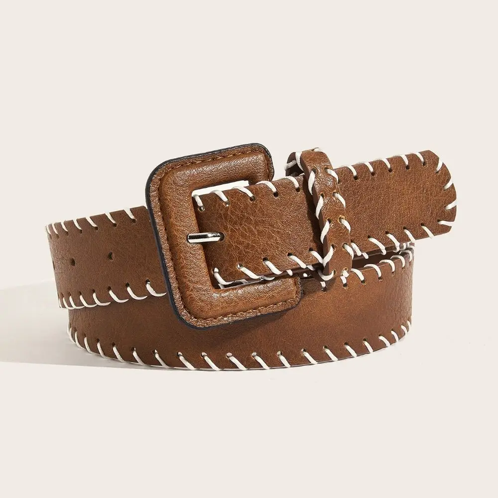 Fashion Korean Style PU Leather Waistband Harajuku Retro Vintage Wide Belt Vintage Slimming Western Cowboy Belt Women
Fashion Korean Style PU Leather Waistband Harajuku Retro Vintage Wide Belt Vintage Slimming Western Cowboy Belt Women