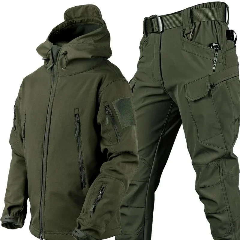 Outdoor thermal shock suit camouflage plush thickened jacket autumn and winter soft shell oversized shock suit tactical jacket
Outdoor thermal shock suit camouflage plush thickened jacket autumn and winter soft shell oversized shock suit tactical jacket