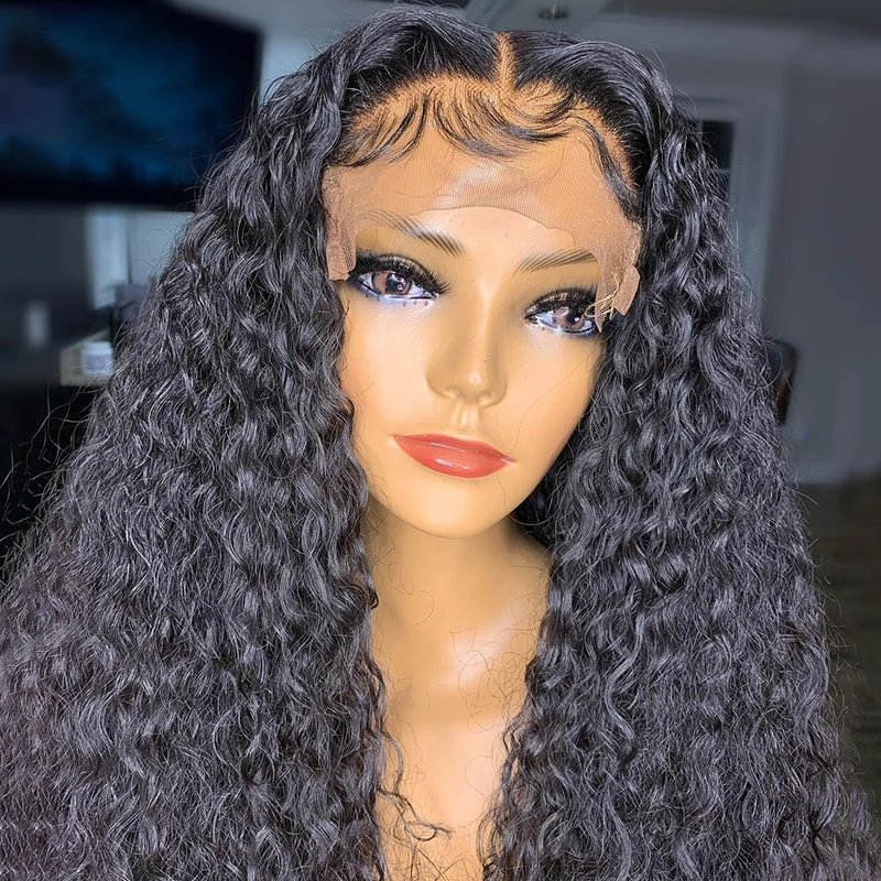 Black 26inch Glueless Long Kinky Curly 180Density Deep Lace Front Wig For Women With Baby Hair Preplucked Daily
Black 26inch Glueless Long Kinky Curly 180Density Deep Lace Front Wig For Women With Baby Hair Preplucked Daily