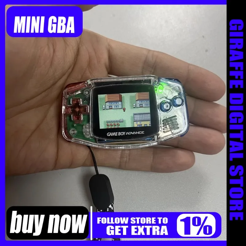 Super Mini GBA Handheld Game Console Small and Light, A Mini Color Screen Handheld Game Console That Can Fit in Your Pocket
Super Mini GBA Handheld Game Console Small and Light, A Mini Color Screen Handheld Game Console That Can Fit in Your Pocket