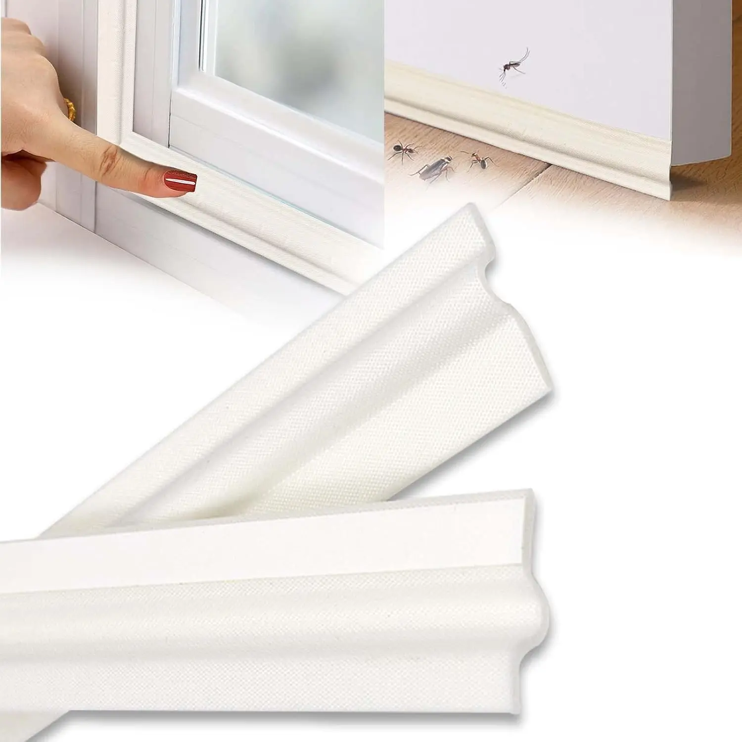 315 Inch T-Shape Window Weather Stripping, Self-Adhesive Foam Seal Strip, Soundproof Draft Stopper for Doors & Windows, White
315 Inch T-Shape Window Weather Stripping, Self-Adhesive Foam Seal Strip, Soundproof Draft Stopper for Doors & Windows, White