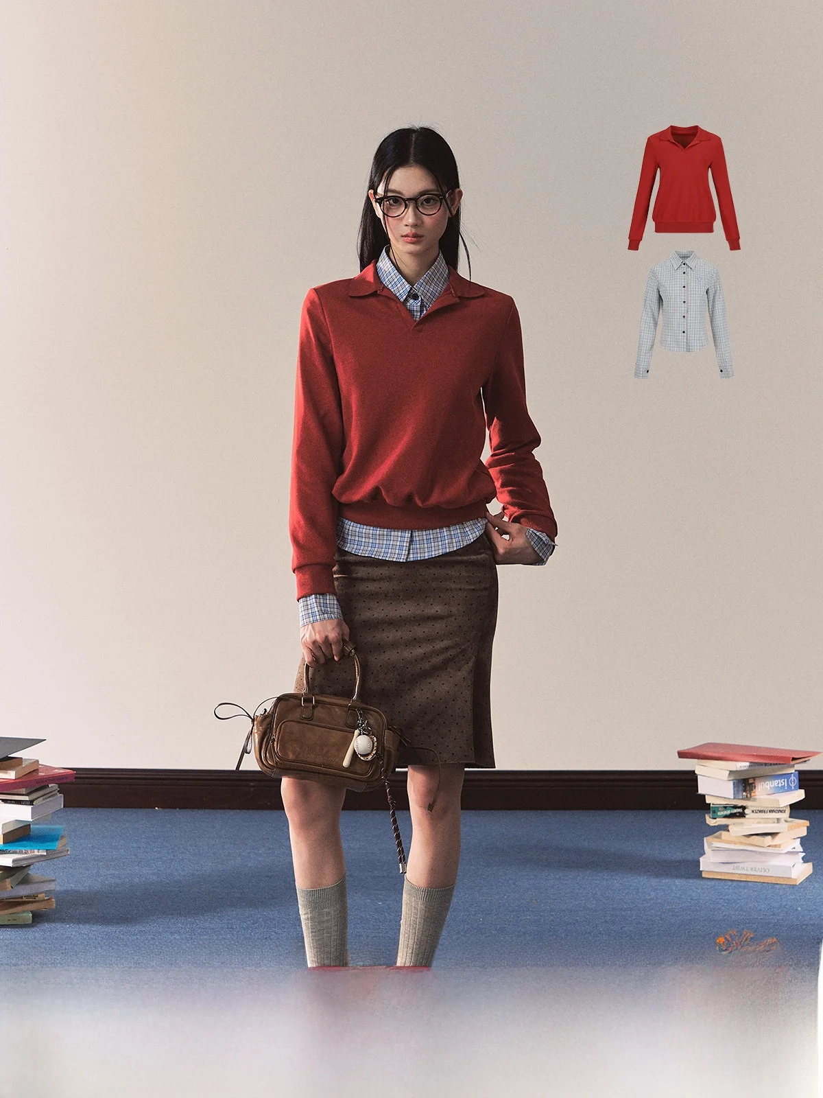 Красный круглый свитер с эффектом утяжки на талии для женщин, оригинальный дизайн, осенняя новинка, синий, для повседневной носки, модный.
Красный круглый свитер с эффектом утяжки на талии для женщин, оригинальный дизайн, осенняя новинка, синий, для повседневной носки, модный.