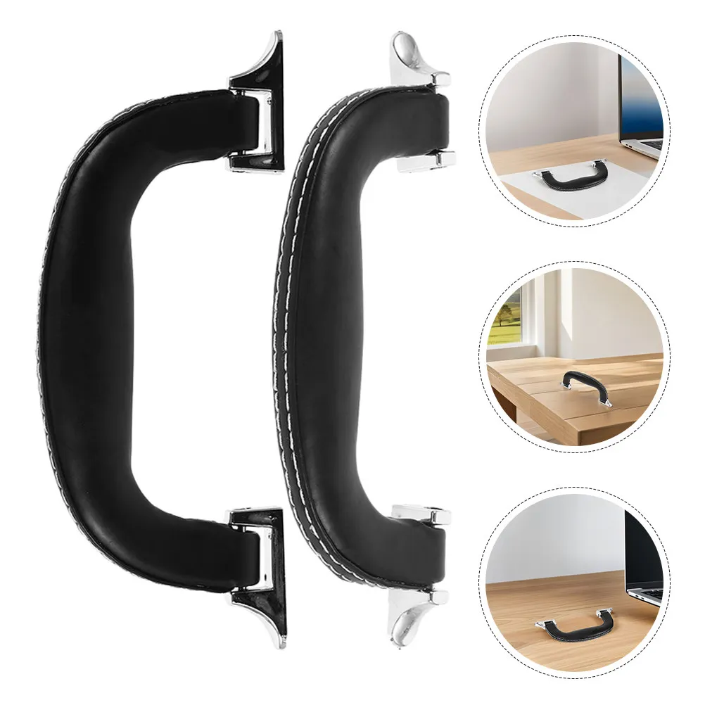 4pcs Vintage Pu Luggage Handle Replacement Reinforced Carry Handles For Suitcase Toolbox Bag Making Travel Wine Box Black Case
4pcs Vintage Pu Luggage Handle Replacement Reinforced Carry Handles For Suitcase Toolbox Bag Making Travel Wine Box Black Case