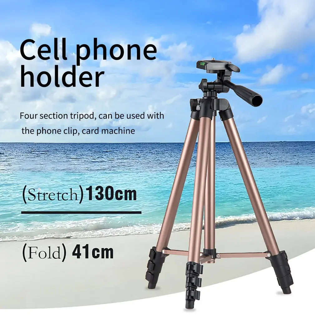 130cm Extendable Aluminum Phone Tripod Stand Portable Tripod Phone Holder Selfie Stick For Live Stream Selfies Video Recording
130cm Extendable Aluminum Phone Tripod Stand Portable Tripod Phone Holder Selfie Stick For Live Stream Selfies Video Recording