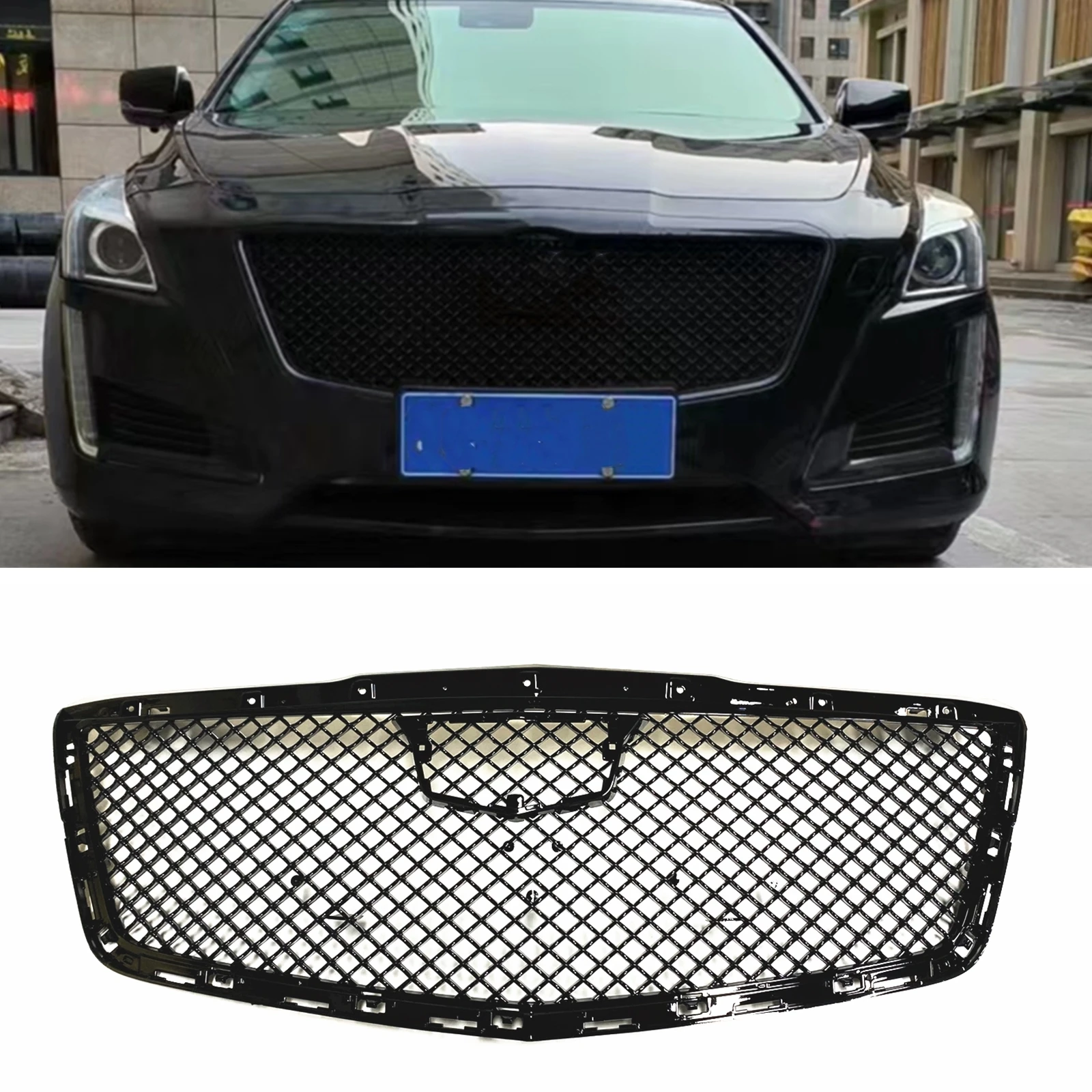 Передняя решетка для Cadillac CTS Sedan 4 Door 2014 2015 2016 2017 2018 2019 Honeycomb Style автомобильный верхний бампер с капюшоном, сетка гриль
Передняя решетка для Cadillac CTS Sedan 4 Door 2014 2015 2016 2017 2018 2019 Honeycomb Style автомобильный верхний бампер с капюшоном, сетка гриль