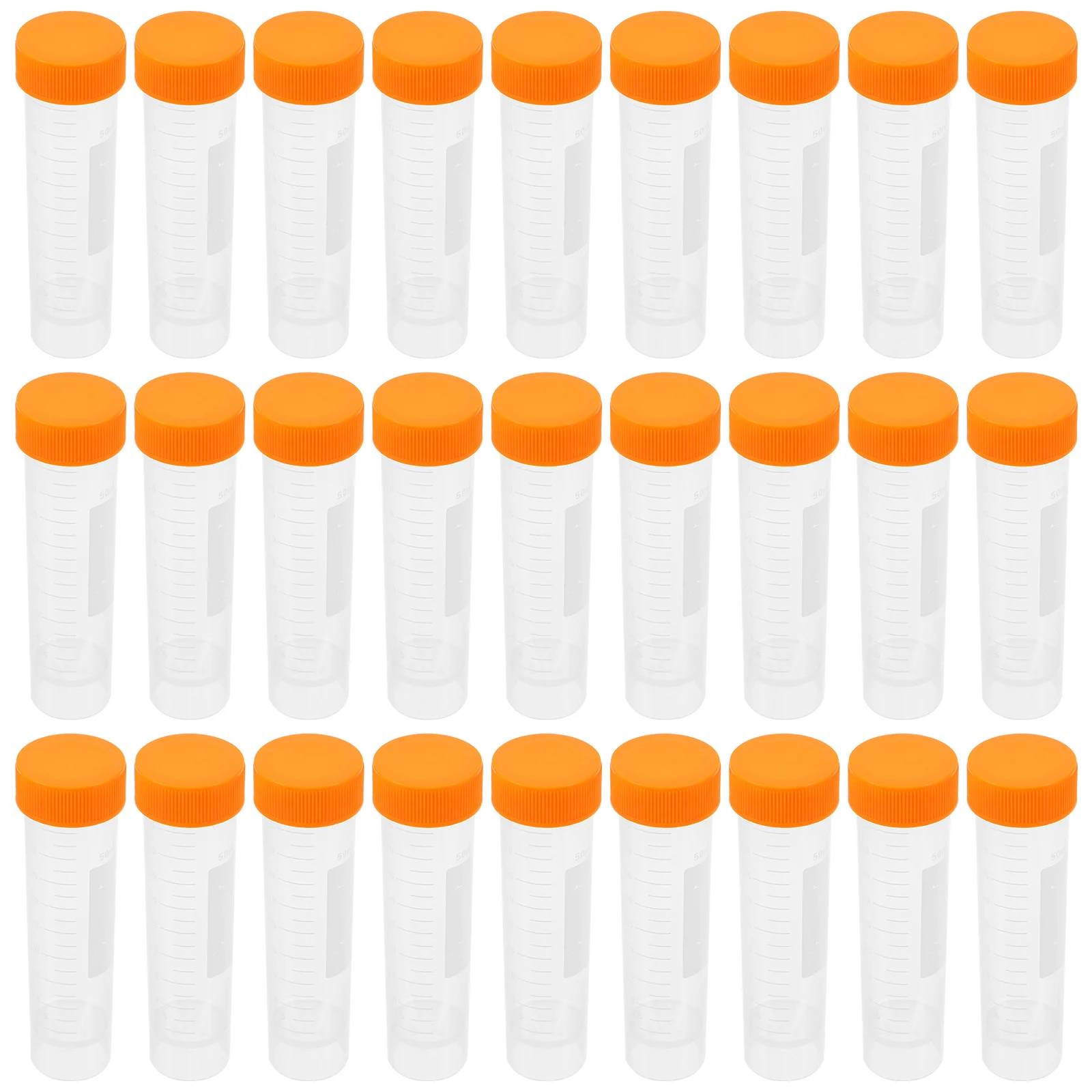 50pcs Screw Port Centrifuge Tube Flat Bottom Centrifuge Tube Vertical Centrifuge Tube (Orange, 50pcs/Pack) 50ml
50pcs Screw Port Centrifuge Tube Flat Bottom Centrifuge Tube Vertical Centrifuge Tube (Orange, 50pcs/Pack) 50ml