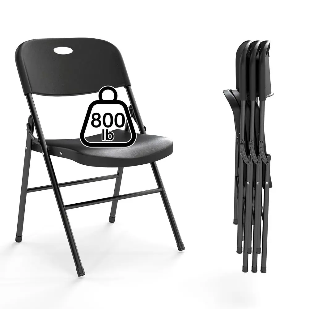 Pack Folding Chair, 800 Weight Limit Heavy Duty Plastic Folding Chair Portable Seating for Indoor Outdoor Events, Wedding, Part
Pack Folding Chair, 800 Weight Limit Heavy Duty Plastic Folding Chair Portable Seating for Indoor Outdoor Events, Wedding, Part