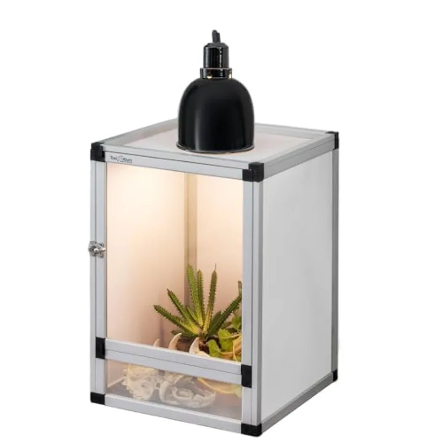 Jumping Spider Enclosure Small Reptile Cage Hatching Habitat 8" x 8" x 12" Screen and Acrylic Doors Ventilated Terrarium for Li
Jumping Spider Enclosure Small Reptile Cage Hatching Habitat 8" x 8" x 12" Screen and Acrylic Doors Ventilated Terrarium for Li
