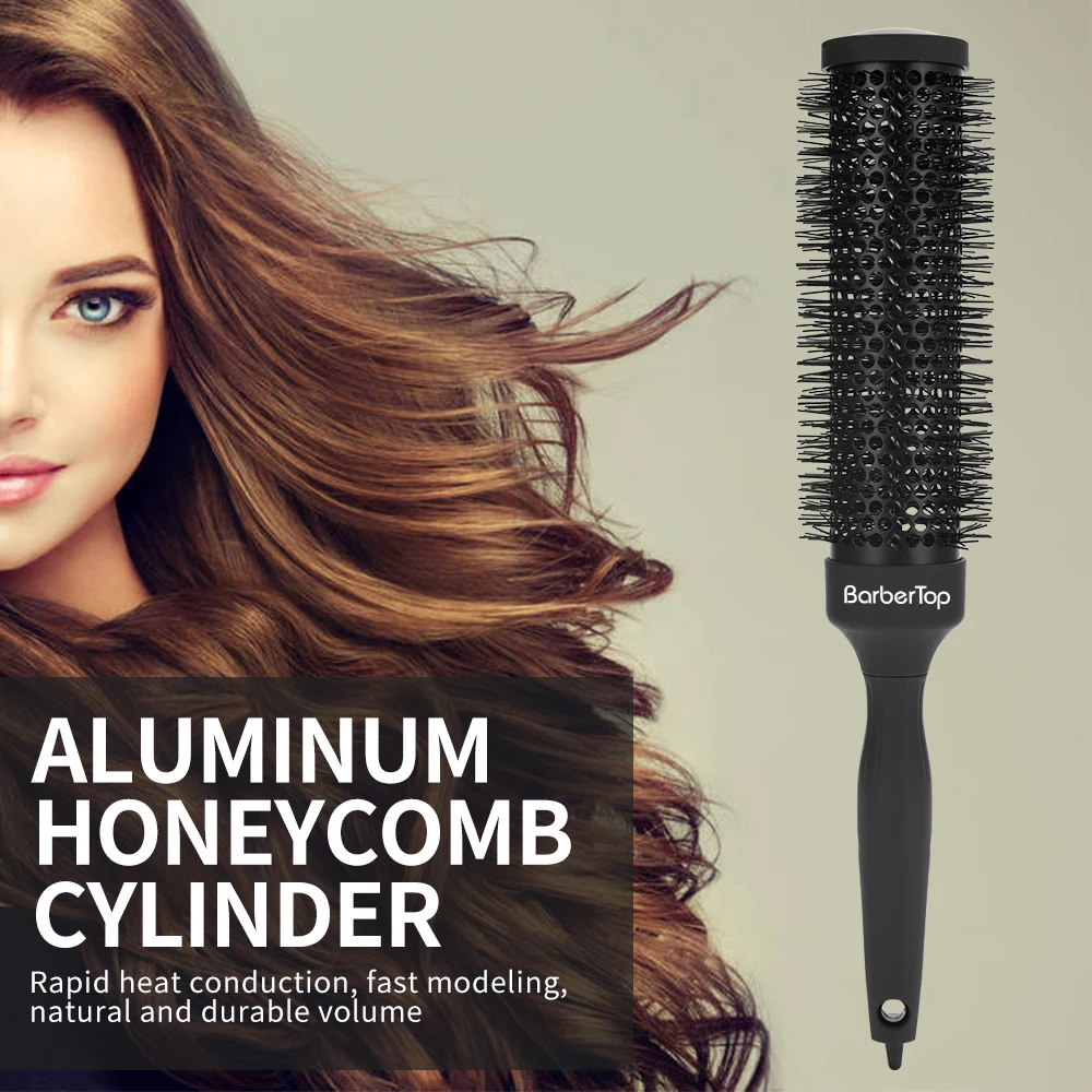 Round Hair Brush for Blow Drying 4 Sizes Lightweight Curling Styling Volumizing Anti-Static Salon Hairdressing Tool
Round Hair Brush for Blow Drying 4 Sizes Lightweight Curling Styling Volumizing Anti-Static Salon Hairdressing Tool