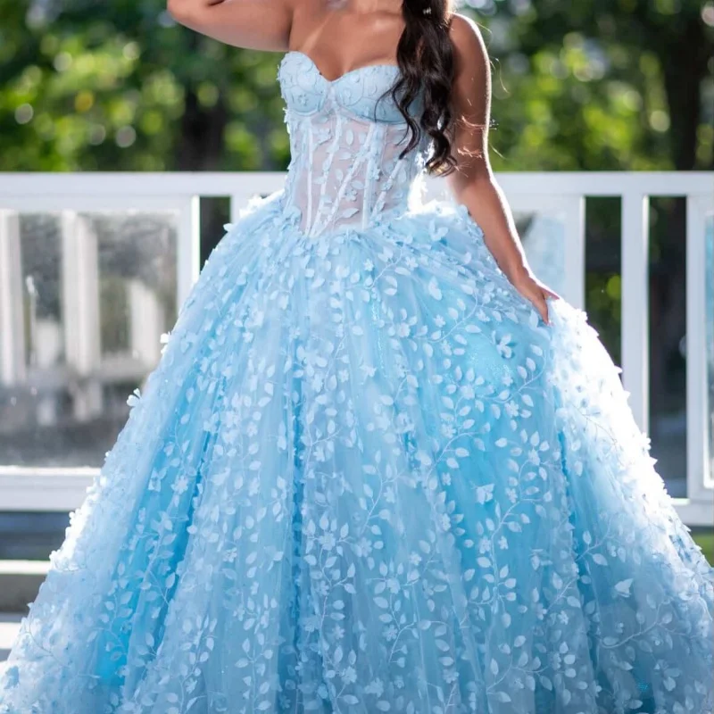 Light Blue Quinceanera Dresses Off the Shoulder Crystal Glitter Decal Lace Long tail Vestidoe 15 Quinceanera Customize
Light Blue Quinceanera Dresses Off the Shoulder Crystal Glitter Decal Lace Long tail Vestidoe 15 Quinceanera Customize