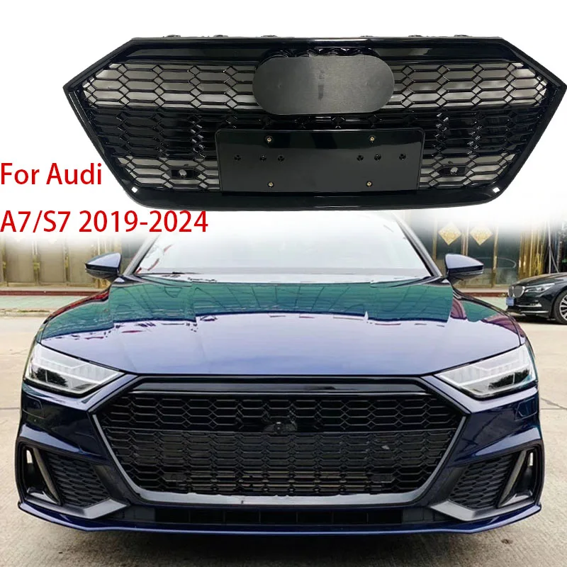 For Grill Audi A7 S7 Modified RS7 2019 2020 2021 2022 2023 2024 Honeycomb Hood Front Bumper Mesh Racing Grills Cover Plate Acc
For Grill Audi A7 S7 Modified RS7 2019 2020 2021 2022 2023 2024 Honeycomb Hood Front Bumper Mesh Racing Grills Cover Plate Acc