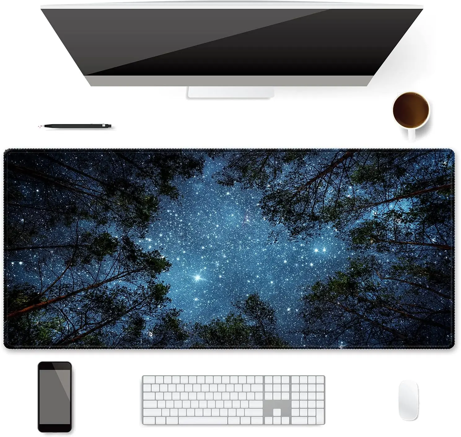 Gaming Mouse Pad 400x900x3MM Forest Starry Cute Extra Large XXL Desk Mouse Keyboard Mat Non-Slip Working Game gaming accessories
Gaming Mouse Pad 400x900x3MM Forest Starry Cute Extra Large XXL Desk Mouse Keyboard Mat Non-Slip Working Game gaming accessories