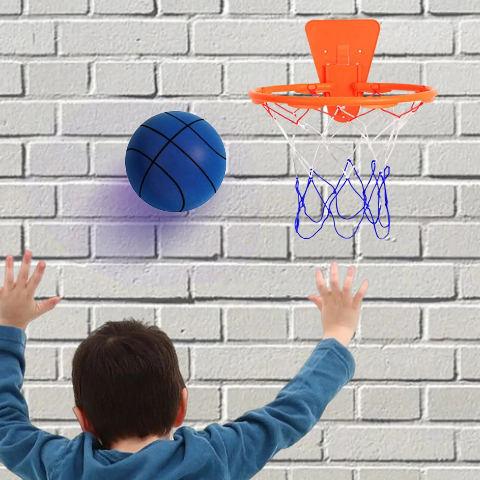 Silent Basketball with Hoop Kids Foam Basketball Lightweight Silent Ball Toy
Silent Basketball with Hoop Kids Foam Basketball Lightweight Silent Ball Toy