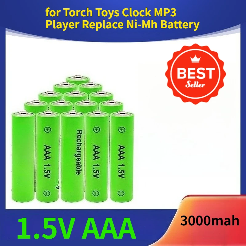 1.5V AAA NI MH Rechargeable Alkaline 3000mah Battery for Torch Toys Clock MP3 Player Replace Ni-Mh Battery
1.5V AAA NI MH Rechargeable Alkaline 3000mah Battery for Torch Toys Clock MP3 Player Replace Ni-Mh Battery