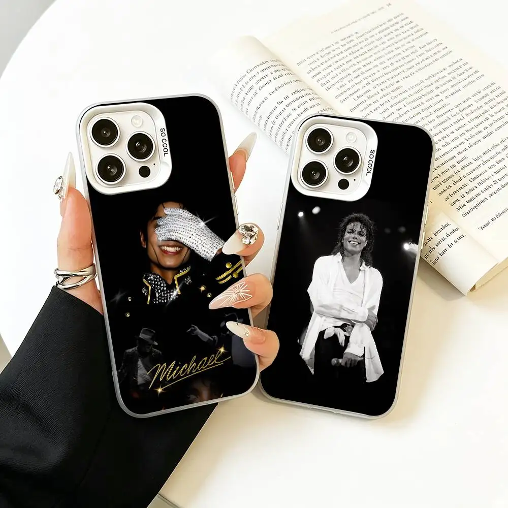King of Pop-M- Michael-J- Jackson Phone Case For iPhone 11 12 13 14 15 16 17 Pro Max Plus white silver Phone Cover
King of Pop-M- Michael-J- Jackson Phone Case For iPhone 11 12 13 14 15 16 17 Pro Max Plus white silver Phone Cover