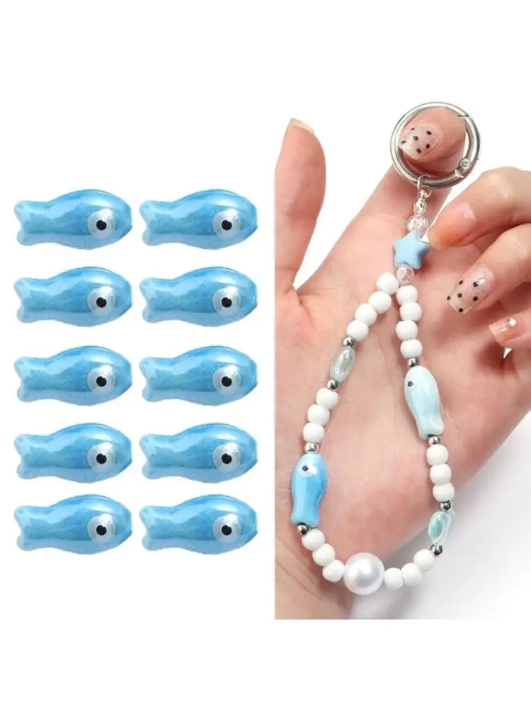 31BB 10PCS/Lot Ceramic Fish Spacer Beads Artistic Accessories Jewelry Craft Projects
31BB 10PCS/Lot Ceramic Fish Spacer Beads Artistic Accessories Jewelry Craft Projects