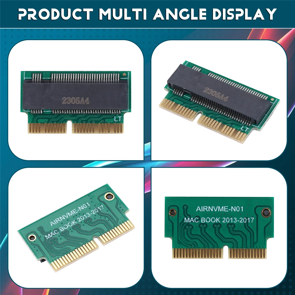 ГОРЯЧАЯ ПРОДАЖА M.2 NVME MacBook SSD Convert Adapter для обновленных MacBook Air Pro Retina Mid 2013-2017, обновленный комплект AHCI SSD
ГОРЯЧАЯ ПРОДАЖА M.2 NVME MacBook SSD Convert Adapter для обновленных MacBook Air Pro Retina Mid 2013-2017, обновленный комплект AHCI SSD