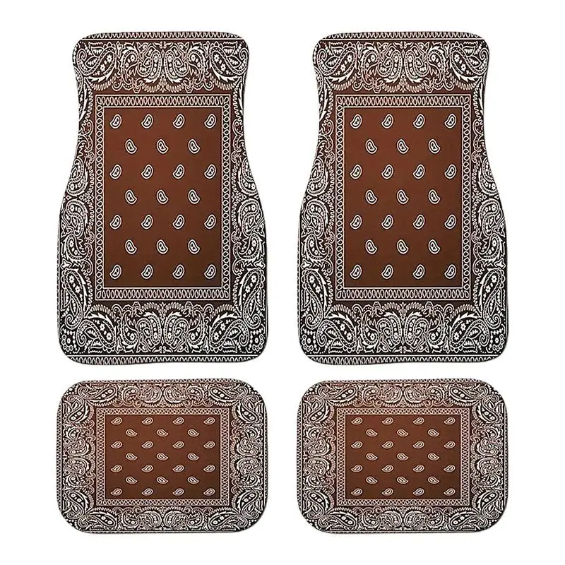 4pcs Set Bohemian Car Mats Retro Car Front Rear Mats Non-Slip Heavy Duty Rugs Boho Car Accessories For Car SUV Truck Auto
4pcs Set Bohemian Car Mats Retro Car Front Rear Mats Non-Slip Heavy Duty Rugs Boho Car Accessories For Car SUV Truck Auto