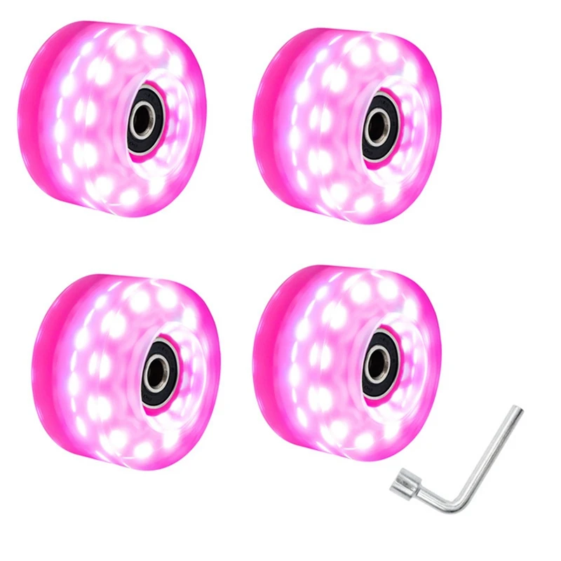 4 Roller Skate Wheels 58Mm X 32Mm Luminous Quad Roller Outdoor Light Up Wheels Roller Skates Light Up Wheels Pink
4 Roller Skate Wheels 58Mm X 32Mm Luminous Quad Roller Outdoor Light Up Wheels Roller Skates Light Up Wheels Pink