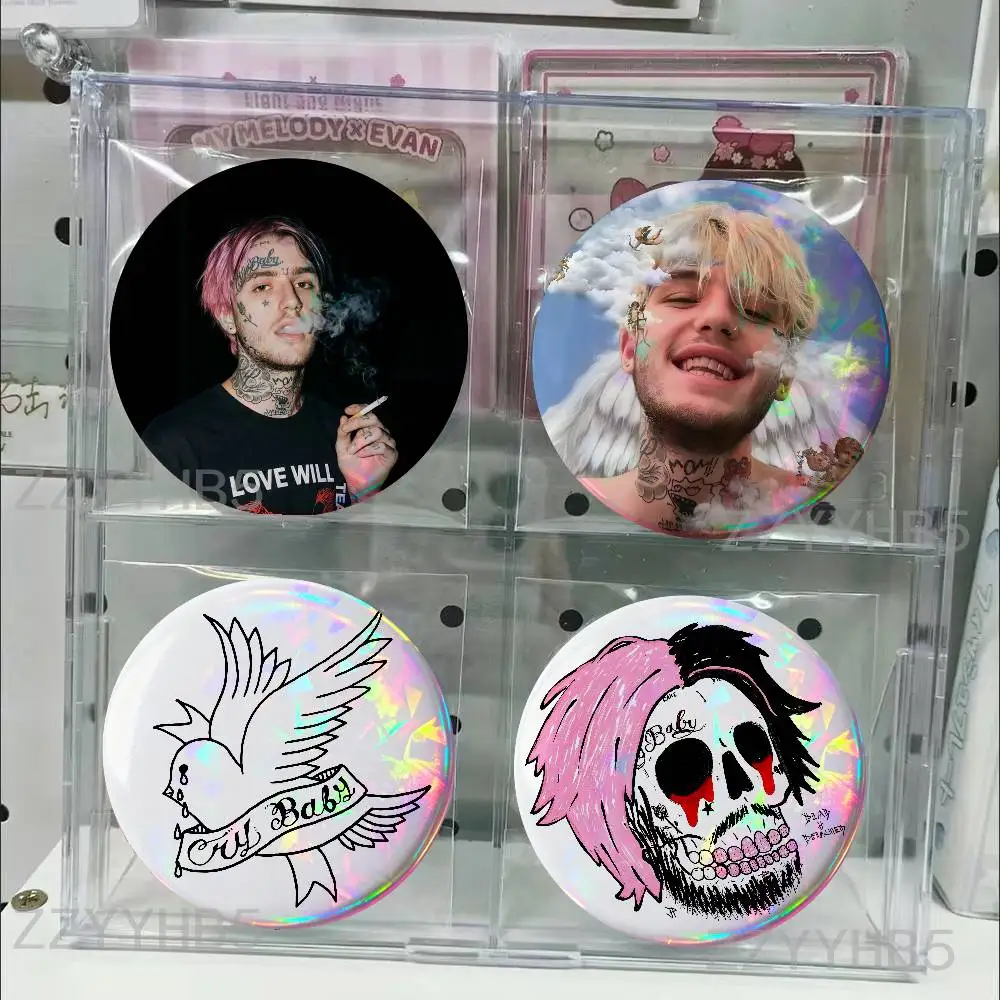 L-Lil P-Peep C-Crybaby Meme Coin Badges Tinplate Round Brooch Custom Anime Role Enamel Pins Gifts for Fans Friends
L-Lil P-Peep C-Crybaby Meme Coin Badges Tinplate Round Brooch Custom Anime Role Enamel Pins Gifts for Fans Friends