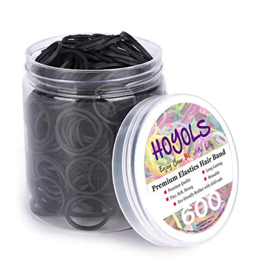 3/4 Inches Black Hair Rubber Bands for Hair Ties Small Mini Elastics Bands Large Braiding Ponytail Holders for Baby Toddler Gir
3/4 Inches Black Hair Rubber Bands for Hair Ties Small Mini Elastics Bands Large Braiding Ponytail Holders for Baby Toddler Gir