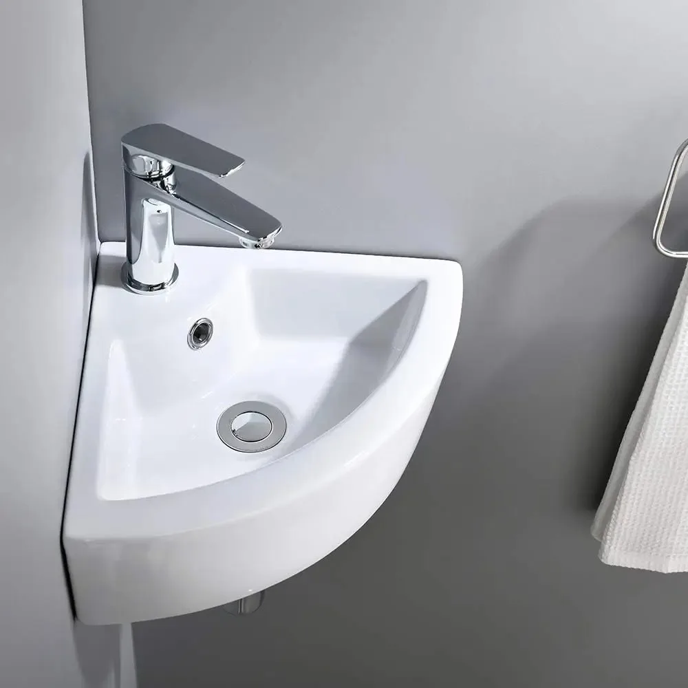 Ceramic Freestanding Countertop Wall Mount Sink, Wall Mount Bathroom Sink with Single Tap Hole and Overflow
Ceramic Freestanding Countertop Wall Mount Sink, Wall Mount Bathroom Sink with Single Tap Hole and Overflow