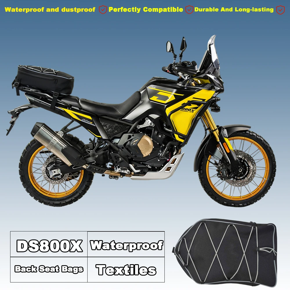 All-Weather Waterproof Motorcycle Tail Bag For Voge DS800X Universal Back Seat Storage Bag Durable Long-Lasting for Touring
All-Weather Waterproof Motorcycle Tail Bag For Voge DS800X Universal Back Seat Storage Bag Durable Long-Lasting for Touring
