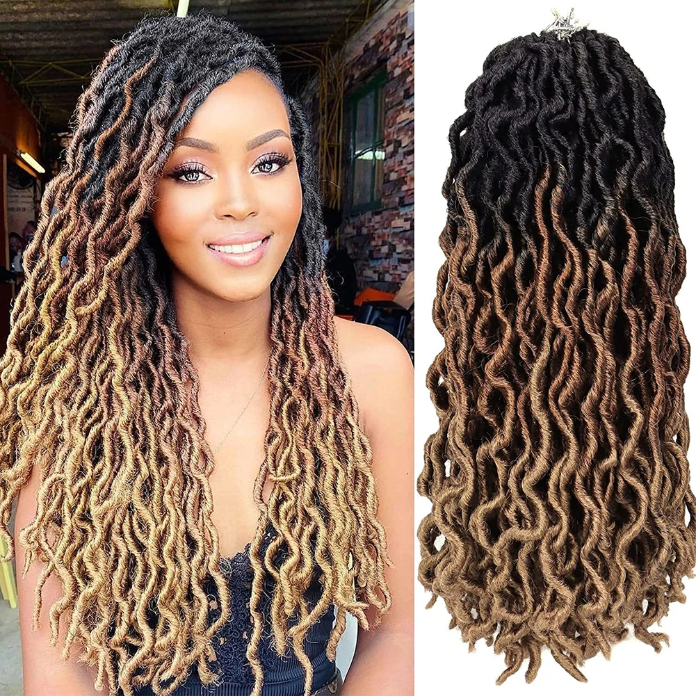 Dairess Synthetic Gypsy Locs Crochet Hair Pre Looped Wavy Goddess Fauxs Locs Crochet Hair Extensions For Black Women
Dairess Synthetic Gypsy Locs Crochet Hair Pre Looped Wavy Goddess Fauxs Locs Crochet Hair Extensions For Black Women