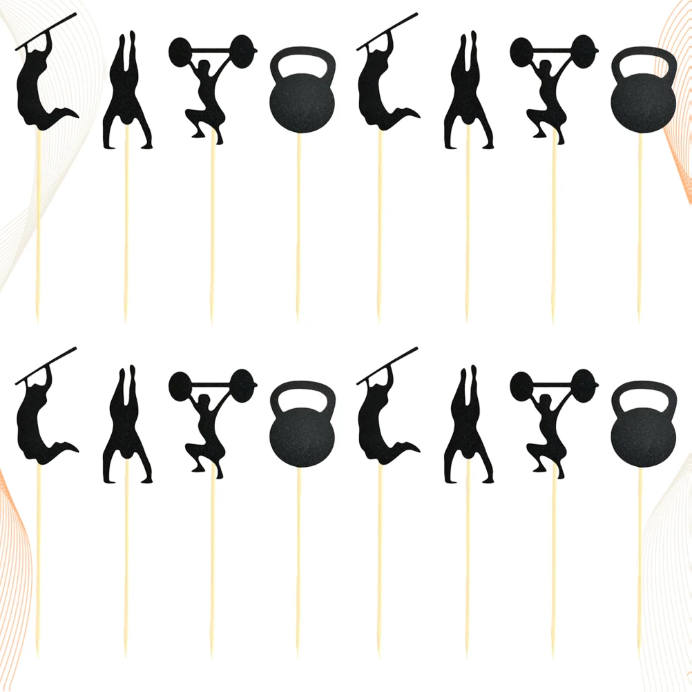 Cake Toppers Gym Theme Black Wooden Man Unique Design Environment Friendly Cake Cupcake Party Decorations Fitness Supplies
Cake Toppers Gym Theme Black Wooden Man Unique Design Environment Friendly Cake Cupcake Party Decorations Fitness Supplies