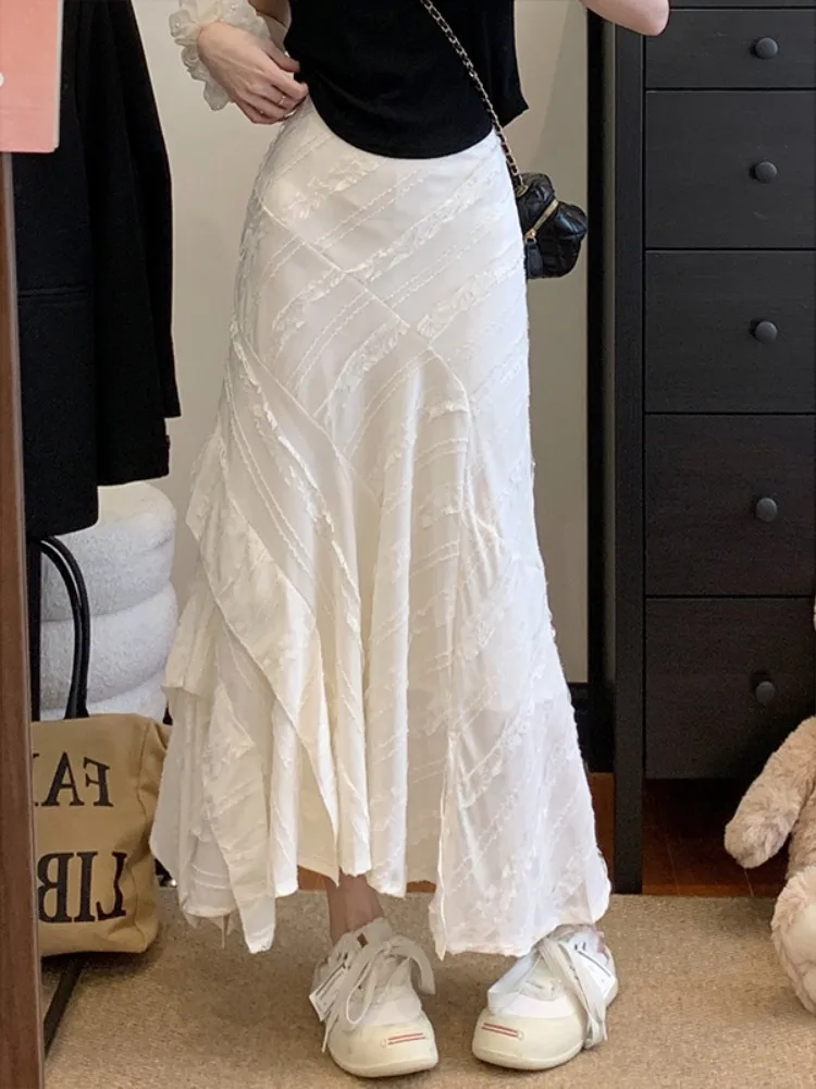 High Waist Asymmetric Lace Splice Side Split Fish Tail Skirt plus Size Women's Casual Style Breathable Skin-Friendly Summer N...
High Waist Asymmetric Lace Splice Side Split Fish Tail Skirt plus Size Women's Casual Style Breathable Skin-Friendly Summer N...