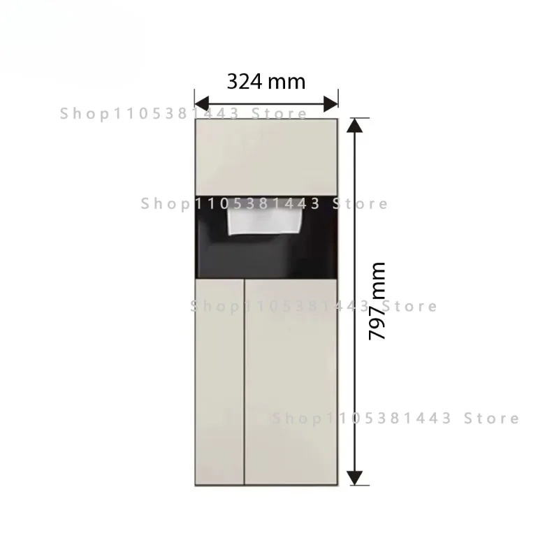 Multi-Functional Hidden Modern Corner Stainless Steel All-in-o-ne Toilet Paper Toilet Brush Holder Trash Can Wall Recessed Niche
Multi-Functional Hidden Modern Corner Stainless Steel All-in-o-ne Toilet Paper Toilet Brush Holder Trash Can Wall Recessed Niche