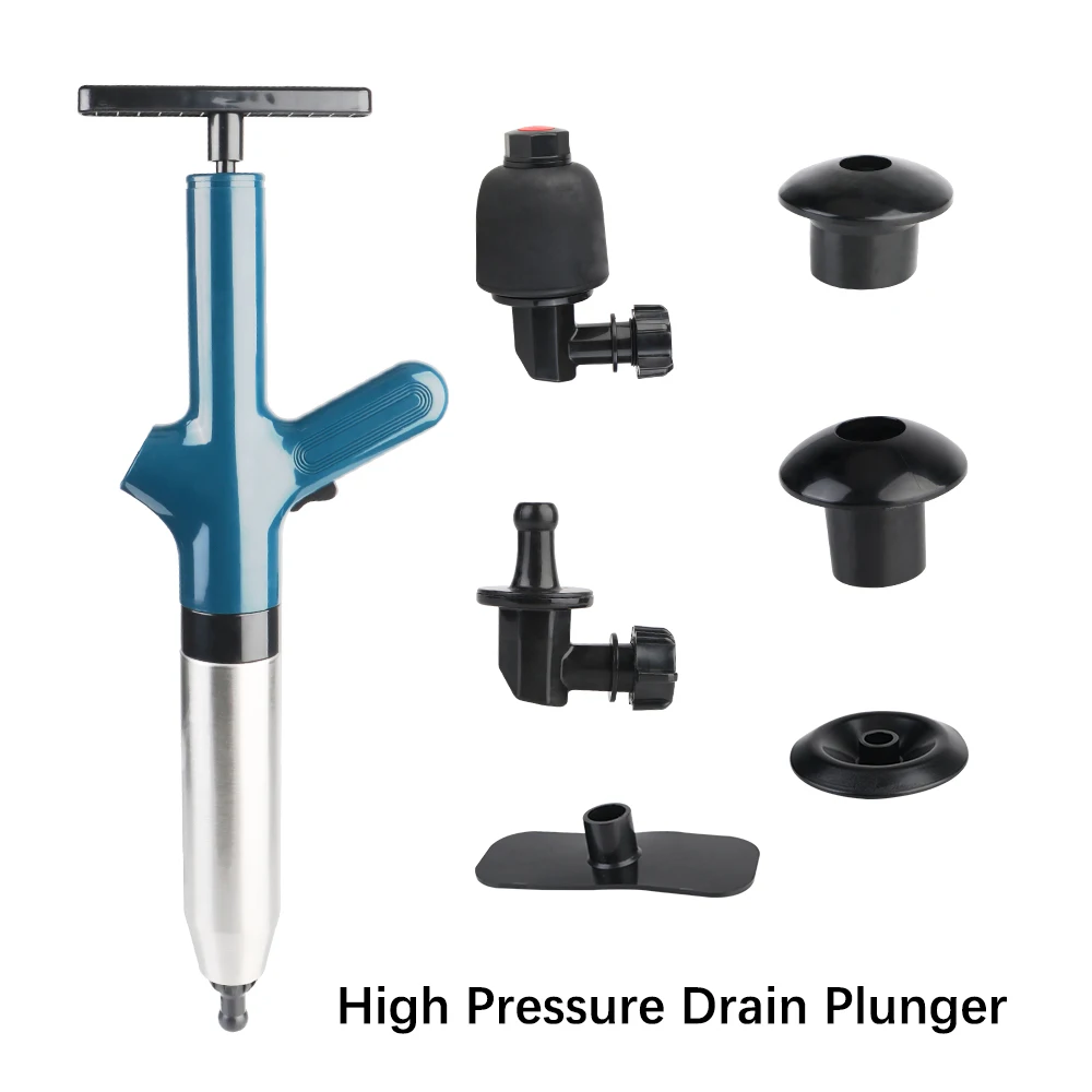High Pressure Drain Plunger Toilet Clogged Unclogging Device Dredge Clog Pipe Plunger Bath Toilets Bathroom Shower Sink Bathtub
High Pressure Drain Plunger Toilet Clogged Unclogging Device Dredge Clog Pipe Plunger Bath Toilets Bathroom Shower Sink Bathtub