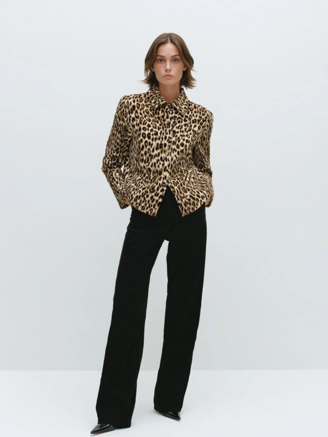 Women's Leopard Print Jacket Cool Shirt Collar Long Sleeve Autumn Winter Fashion Street Daily Wear
Women's Leopard Print Jacket Cool Shirt Collar Long Sleeve Autumn Winter Fashion Street Daily Wear