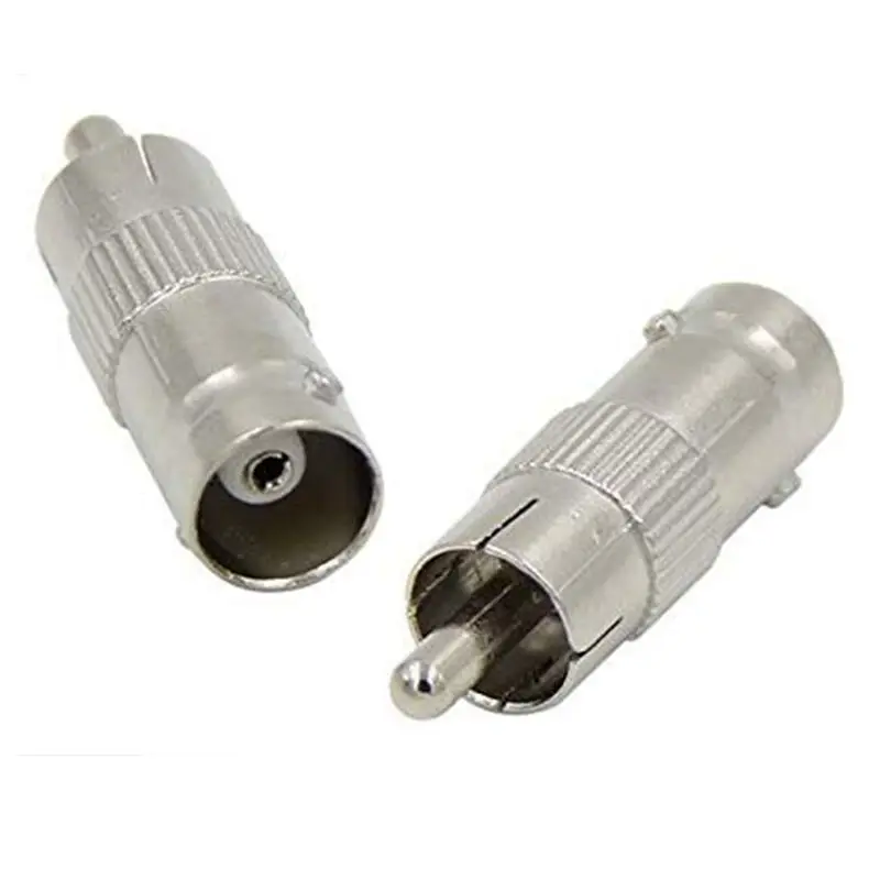 Metal RCA Male to BNC Female Conversion Head, Dedicated RCA to BNC Head For Monitoring Camera Video Head to TV Camera
Metal RCA Male to BNC Female Conversion Head, Dedicated RCA to BNC Head For Monitoring Camera Video Head to TV Camera