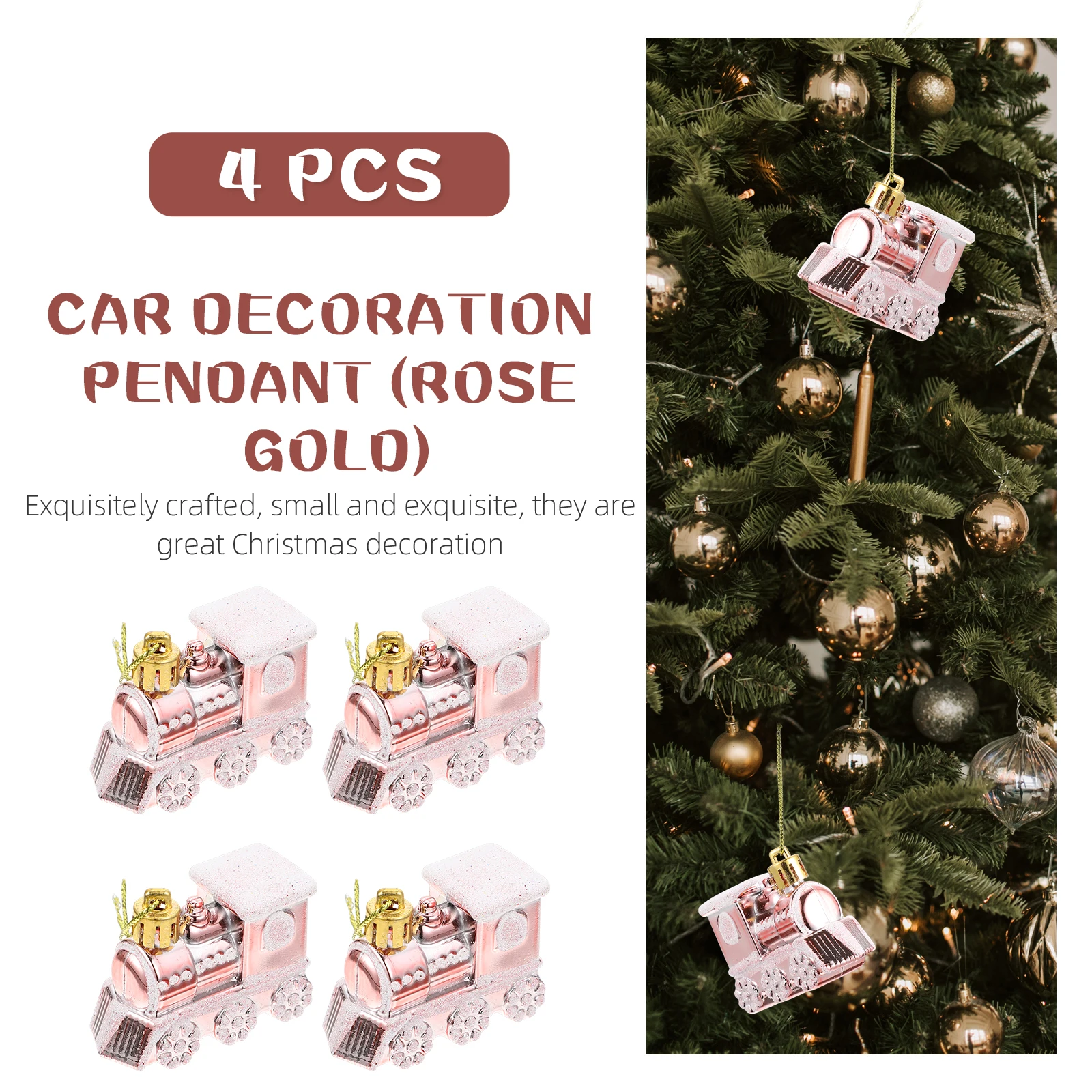 4 Pcs Car Accessories Tree Decoration Pendant Train Ornaments Transportation Plastic
4 Pcs Car Accessories Tree Decoration Pendant Train Ornaments Transportation Plastic