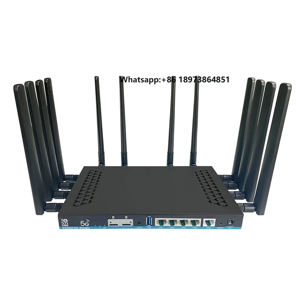 3000Mbps Wireless Speed Openwrt V21 Dual M.2 Slots Mobile Wifi Router 5g Dual Sim Card Wifi Router
3000Mbps Wireless Speed Openwrt V21 Dual M.2 Slots Mobile Wifi Router 5g Dual Sim Card Wifi Router