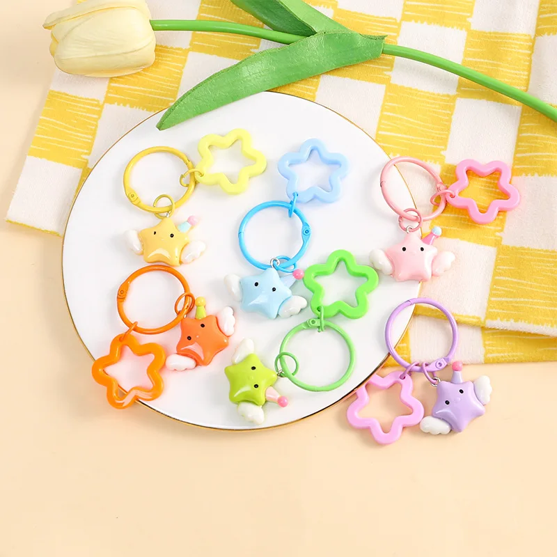 6Pcs New Cute Star Lanyard Pendant Handmade DIY Jewelry Accessories Doll Bag Charm Bracelet Materials Wholesale
6Pcs New Cute Star Lanyard Pendant Handmade DIY Jewelry Accessories Doll Bag Charm Bracelet Materials Wholesale
