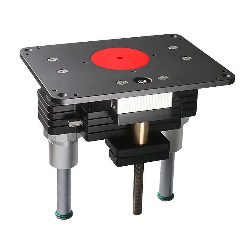 Router Lift System Full Installation Set with 9-1/4" X 11-4/5" Aluminum Plate with Different Reducing Collars
Router Lift System Full Installation Set with 9-1/4" X 11-4/5" Aluminum Plate with Different Reducing Collars