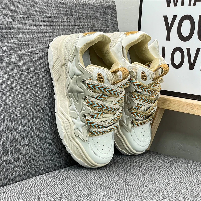 2024 New Versatile Thick Sole Casual Elevated Board Shoes Fashion Wear resistant Trendy Shoes
2024 New Versatile Thick Sole Casual Elevated Board Shoes Fashion Wear resistant Trendy Shoes