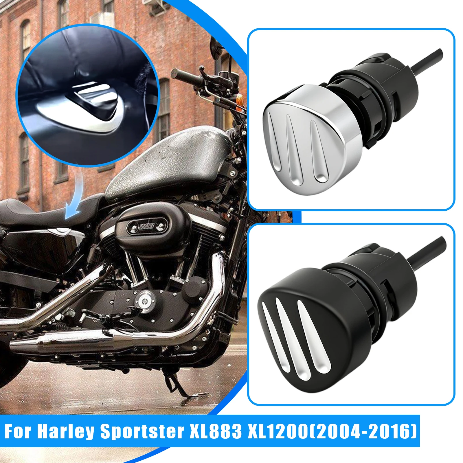 Motorcycle CNC Aluminum Chrome Oil Dipstick Fuel Tank Plug For Harley Sportster XL883 XL1200 2004‑2016 Oil Level Gauge Mod Parts
Motorcycle CNC Aluminum Chrome Oil Dipstick Fuel Tank Plug For Harley Sportster XL883 XL1200 2004‑2016 Oil Level Gauge Mod Parts
