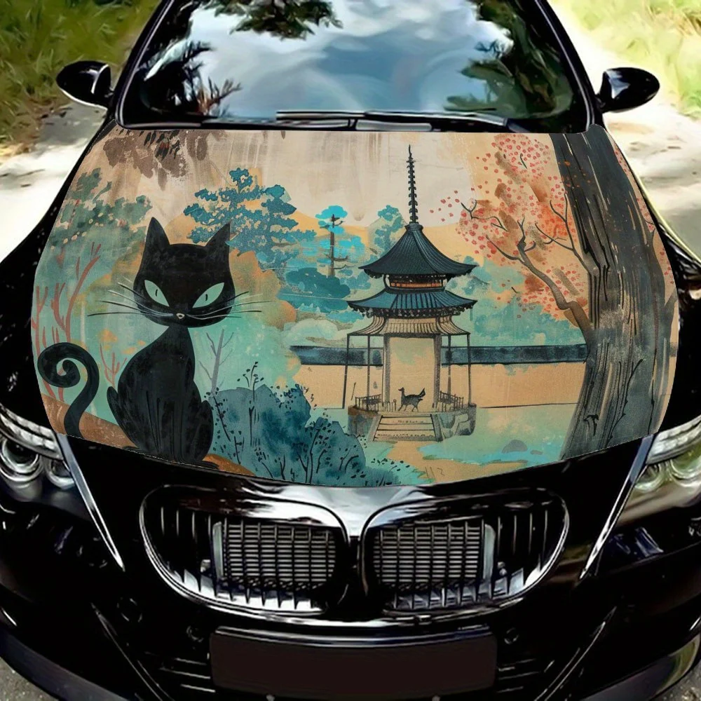 Наклейки на капот автомобиля в стиле картина маслом с рисунком кота, водонепроницаемые самоклеящиеся, устойчивые к царапинам, легко приклеиваемые, прочные автомобильные ПВХ ст. 
Наклейки на капот автомобиля в стиле картина маслом с рисунком кота, водонепроницаемые самоклеящиеся, устойчивые к царапинам, легко приклеиваемые, прочные автомобильные ПВХ ст.