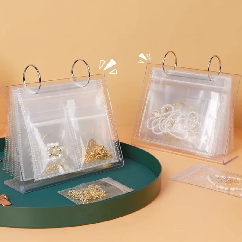 Jewelry Organizer with Adjustable Grids - Dustproof & Anti-Oxidation Packing Bag/Display Stand for Jewelry Making Supplies
Jewelry Organizer with Adjustable Grids - Dustproof & Anti-Oxidation Packing Bag/Display Stand for Jewelry Making Supplies