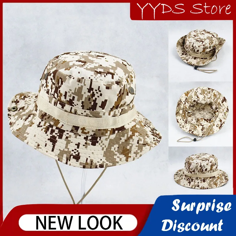 Children's Outdoor Fisherman Hat Big Brim Camouflage Sun Hat Casual Jungle Round Brim Hat Parent-child Bennie Hat
Children's Outdoor Fisherman Hat Big Brim Camouflage Sun Hat Casual Jungle Round Brim Hat Parent-child Bennie Hat