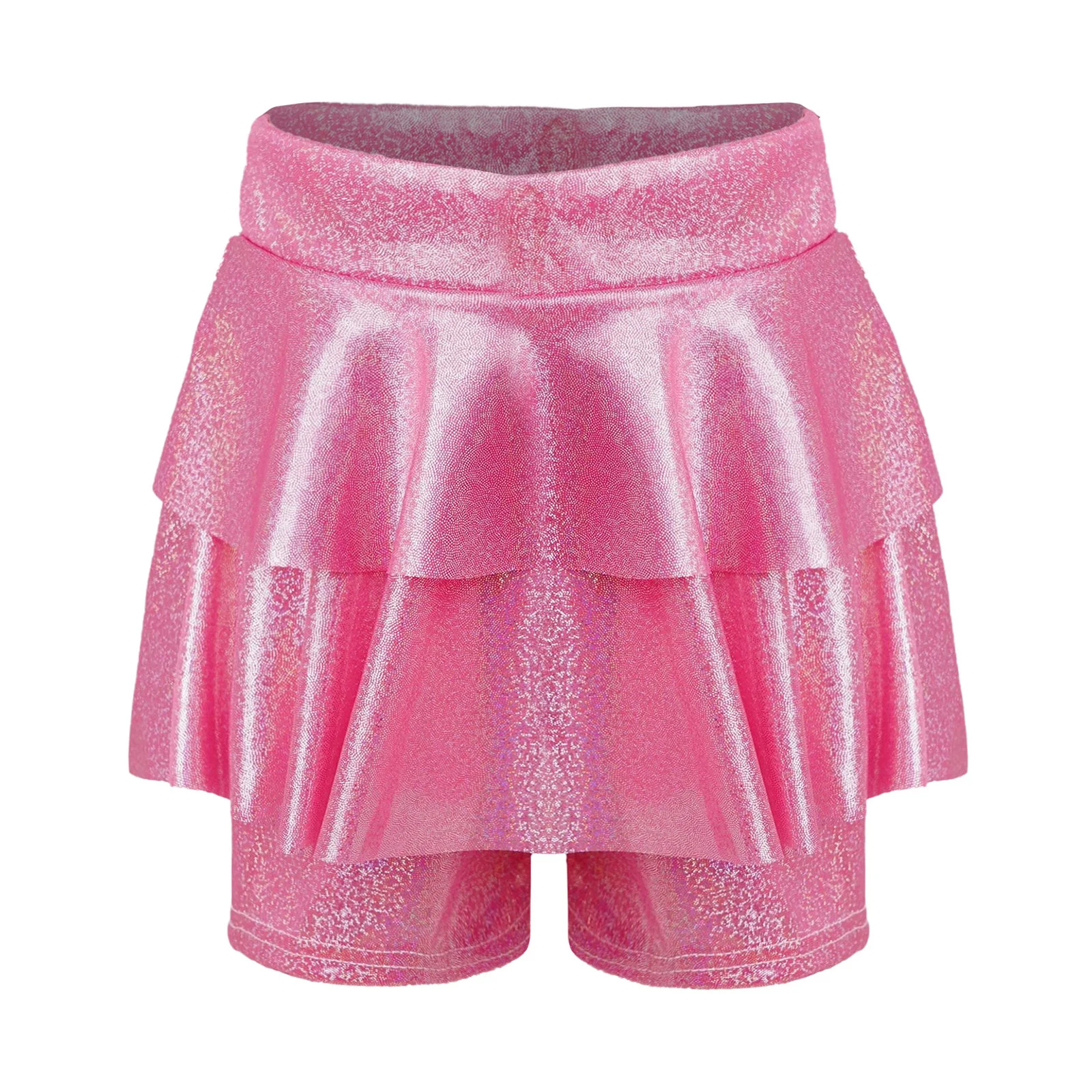 Kids Girls Jazz Dance Skirts Metallic Shiny Elastic Waistband Skirted Shorts Culotte Cheerleading Dance Performance Clothing
Kids Girls Jazz Dance Skirts Metallic Shiny Elastic Waistband Skirted Shorts Culotte Cheerleading Dance Performance Clothing