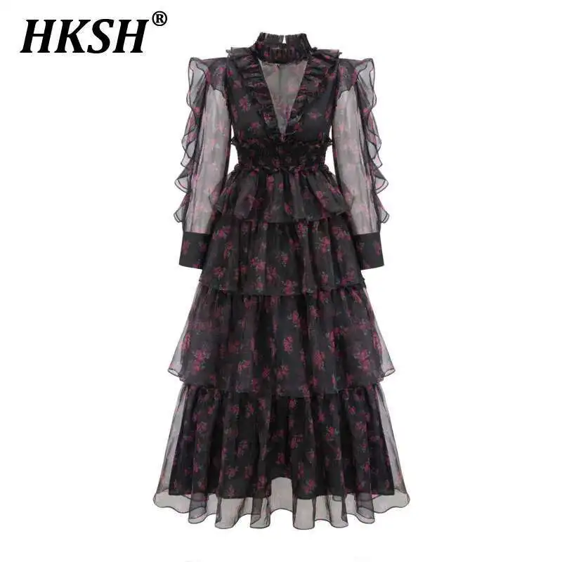 HKSH 2024 Spring Autumn New Women Tide Dress Rose Sweet Sexy Floral Print Party Performance Fashion Y2K Chic High Street HK3286
HKSH 2024 Spring Autumn New Women Tide Dress Rose Sweet Sexy Floral Print Party Performance Fashion Y2K Chic High Street HK3286