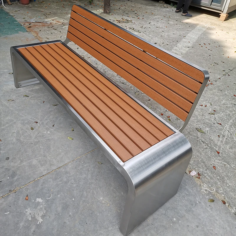 Modern Outdoor Park Bench With Metal Frame And WPC Seat Surface For Leisure Picnic And Street Furniture
Modern Outdoor Park Bench With Metal Frame And WPC Seat Surface For Leisure Picnic And Street Furniture